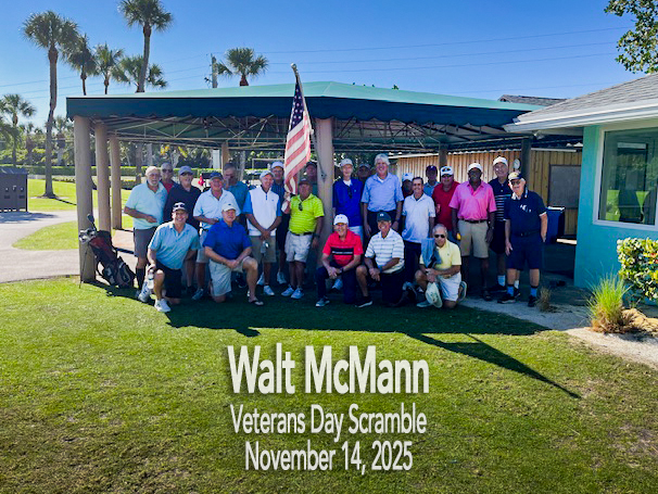 Men's Bandit's group photo at War McMann's Veteran's Day Scramble